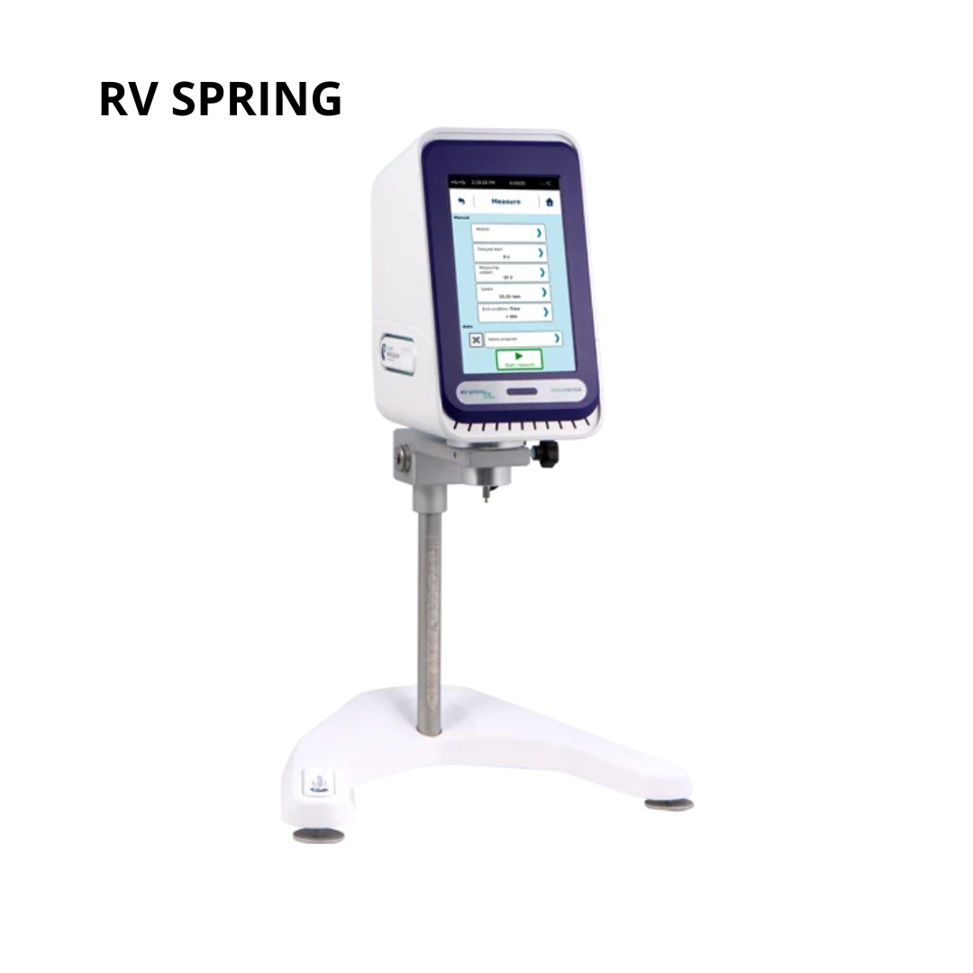 Viscosímetros rotacionales de mesada | Línea de viscosímetros a través de RESORTE “SPRING” | Lamy Rheology Instruments